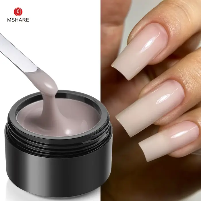 MSHARE 50ml bébé rose constructeur ongles Gel Hema Tpo Gel gratuit Construction