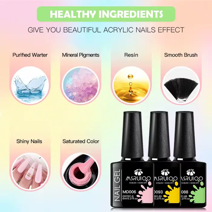 Ensemble de vernis à ongles Gel