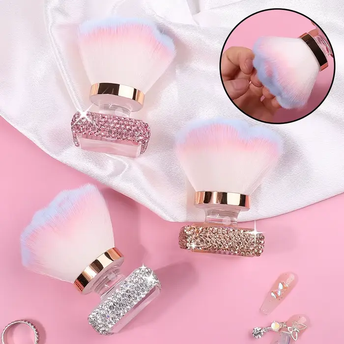 Brosse à tête de Rose en diamant pour Nail Art
