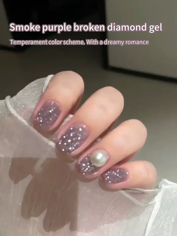 Vernis à ongles Gel diamant écrasé au jasmin