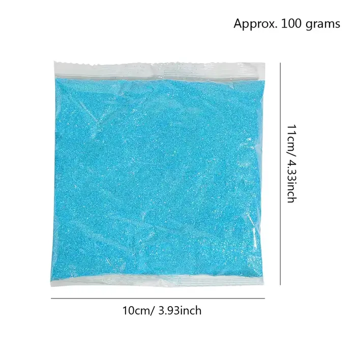 Poudre de paillettes Extra Fine pour ongles, 100g, en vrac, pour modèles de pointes d'art des ongles