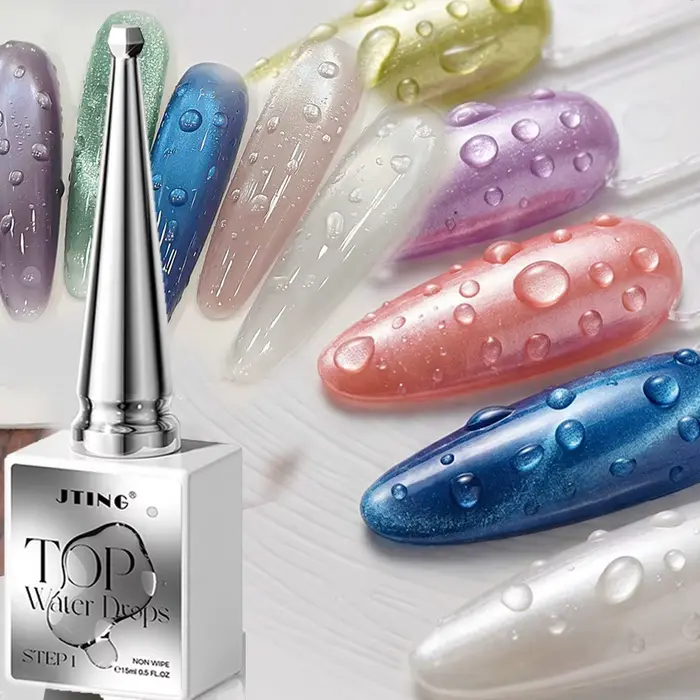 Gel de finition transparent effet goutte d'eau 15ml pour l'été