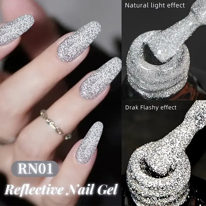 LIToxic-Verhéritage à Ongles Gel UV Semi-Permanent, Soak Off, Casting Glitter, Brcorporelle, Rotterd