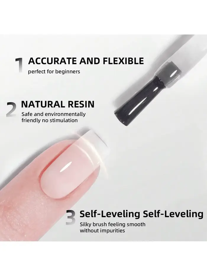 Vernis à ongles Gel transparent multifonctionnel, 15ml, 1 pièce, renforcement des ongles, Extension des ongles, constructeur de Gel dur pour