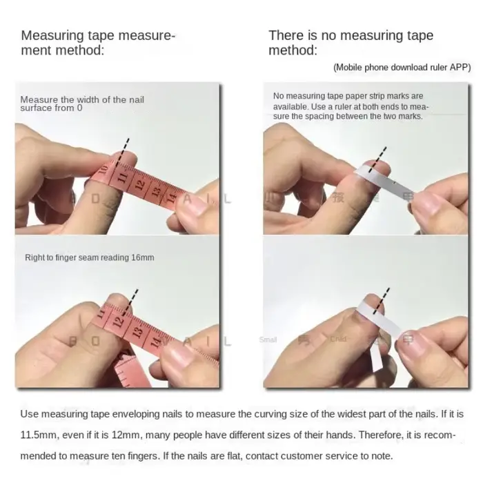 Faux ongles de Noël faits à la main