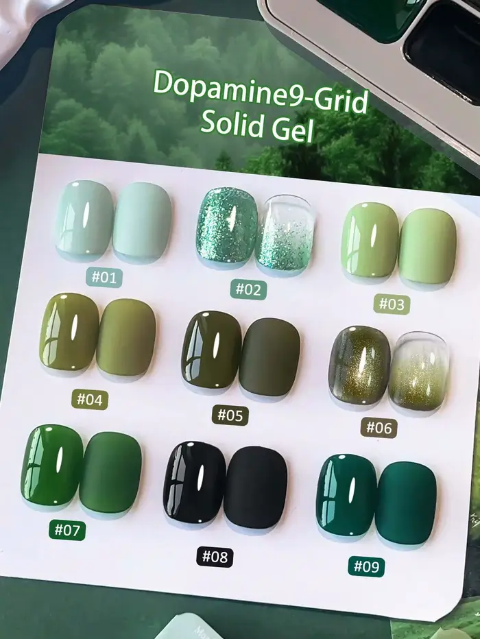 Gel à ongles semi-solide populaire à haute saturation