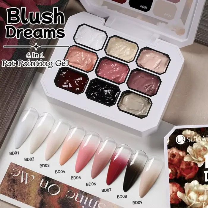 Vernis à ongles Gel ombré 4 en 1