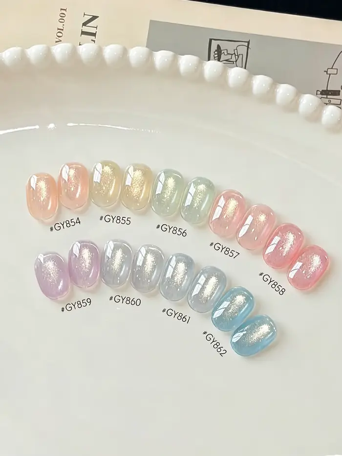 9 pièces de vernis à ongles gel tendance printemps/été 2026