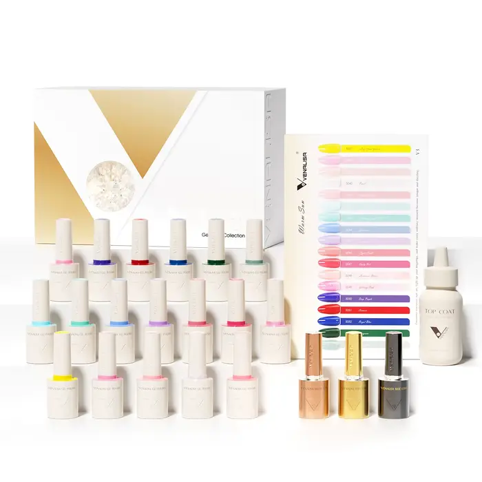 VENALISA VIP Kit 10ml vernis à ongles HEMA TPO gratuit néon gelée Gel Pigment professionnel Nail Art longue durée Gel