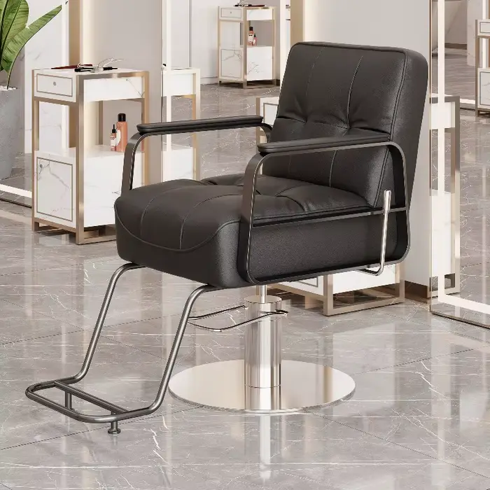 Fauteuil de Salon Moderne Tendance, Chaise de Salon de Beauté de Luxe Nordique, Fauteuil Vintage Élégant pour Manucure et Coiffure
