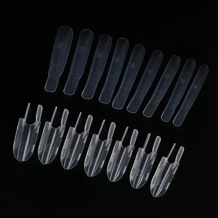 Formes à ongles Rocket Sandwich 240 pièces, marques de mesure précises, fixation rapide pour extensi
