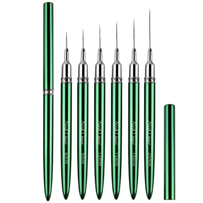 Liner vert en métal pour Nail Art