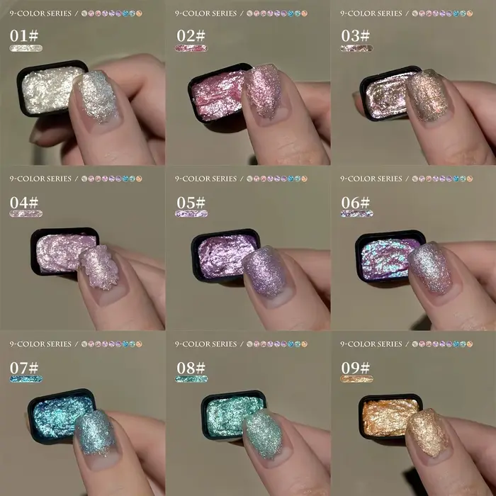 9 Couleurs Nouveau Gel à Ongles Populaire