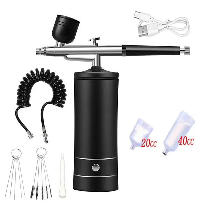 Aérographe ongles avec compresseur brosse à air Portable