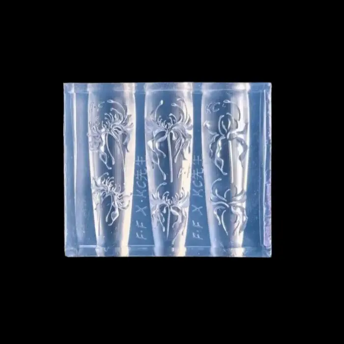NOUVEAU Moule en silicone 3D pour ongles motif fleur de Lycoris Radiata