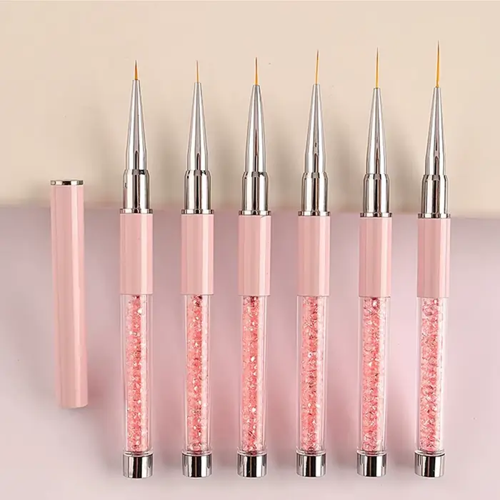 Stylo pinceau rose pour Nail Art