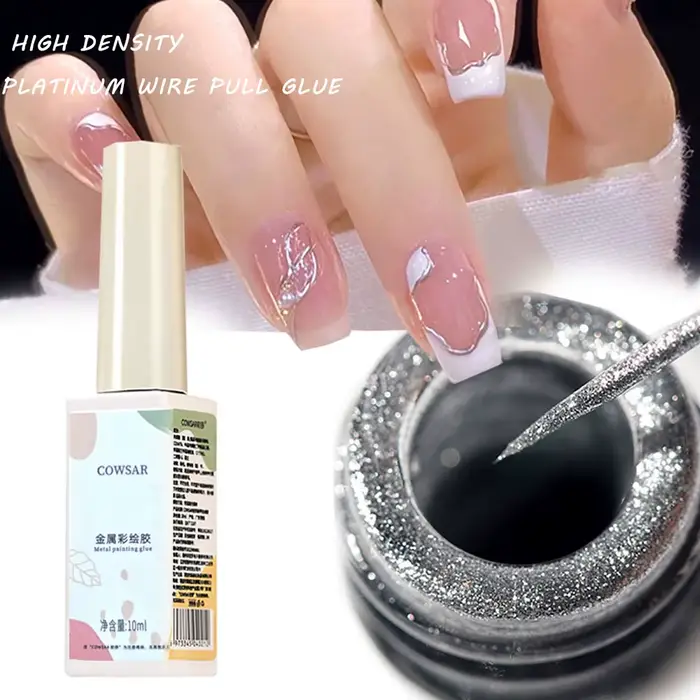 Vernis à ongles Gel à paillettes réfléchissantes 5D