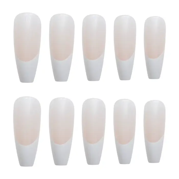 Faux ongles artificiels à tête carrée