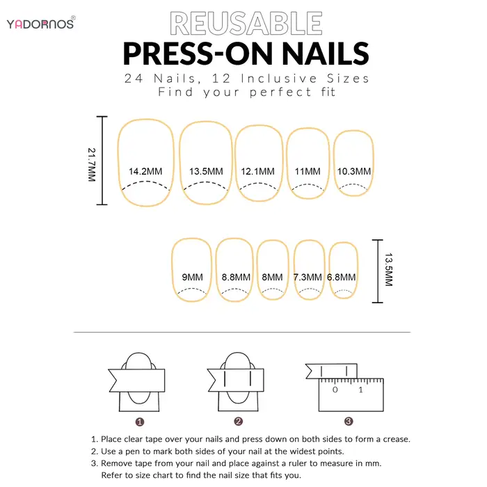 24 pièces fleur rose douce presse sur ongles brillant court amande couverture complète ongles à coll