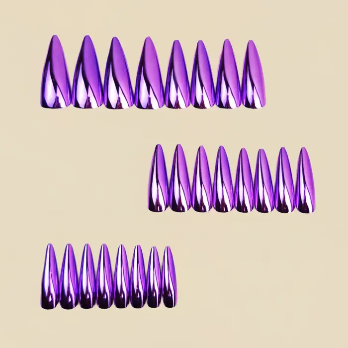 Faux ongles mi-longs pour femmes