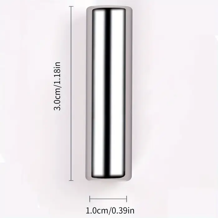 Stylo magnétique rond pour vernis Gel œil de chat, 3X1cm, pour peinture des ongles 3D, bâton magnéti
