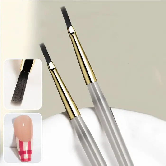 Pinceau de peinture pour nail art, stylo à lignes acryliques, pinceaux pour rayures, grilles, fleurs, papillons, dessin, aquarelle, gel UV, design DIY, manucure