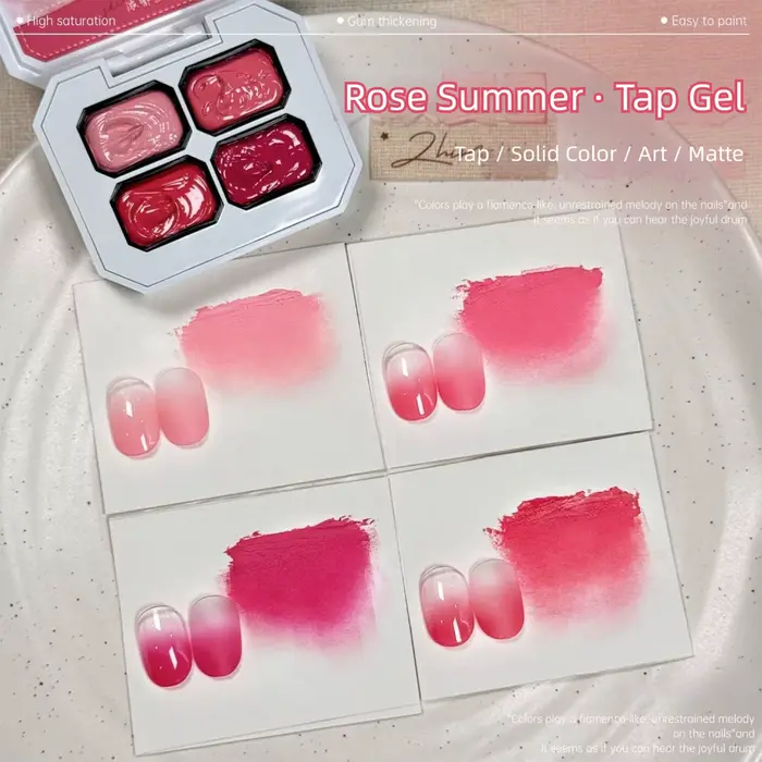 Nouveau Gel de Peinture pour Ongles Rose Poudré Été 2026