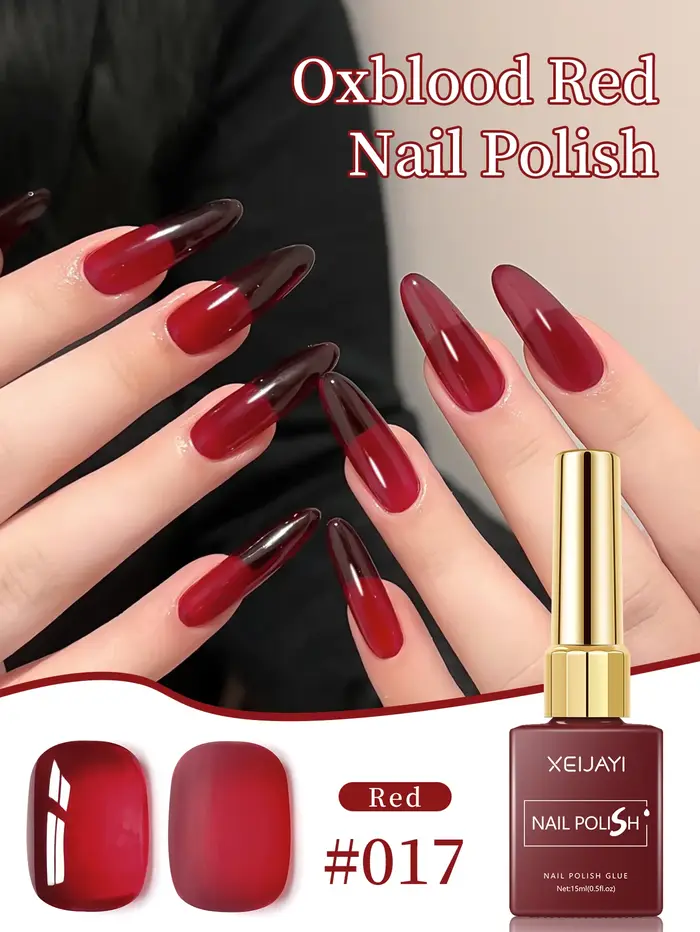 XEIJAYI 1Pc 15ml Vernis à ongles gel bleu - Soak Off UV