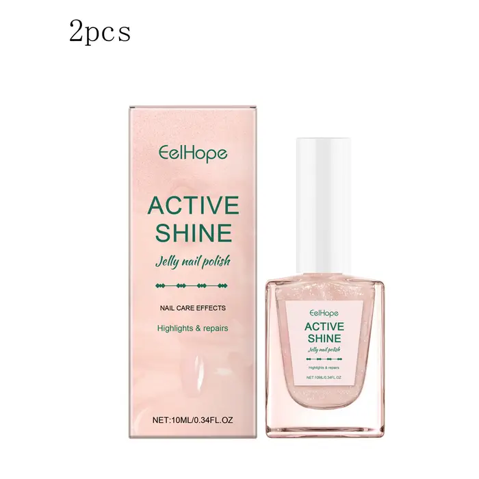 Vernis à ongles Jelly – Vernis à ongles rose transparent à base d'eau
