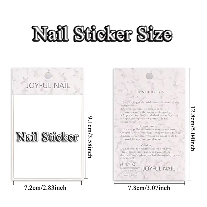 Nail Art autocollant pour femme
