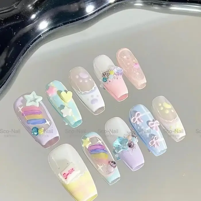Faux ongles à porter faits main