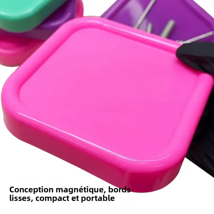 Plateau magnétique Portable pour organisateur de Nail Art