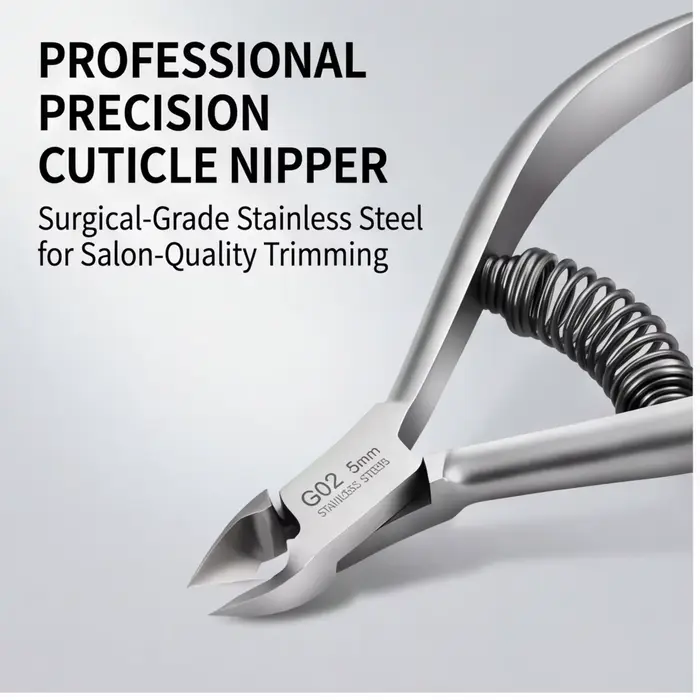 Outils professionnels de pédicure : Coupe-cuticules à double ressort