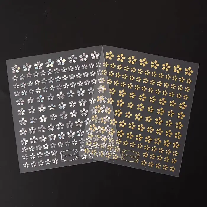 ​ ​ Autocollants pour ongles 3DLaser Sakura