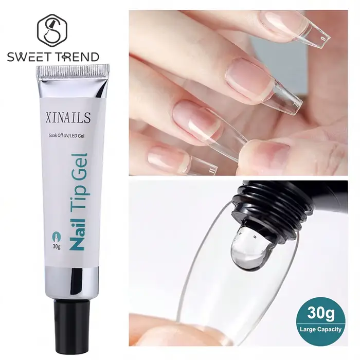 Gel pour faux ongles doux