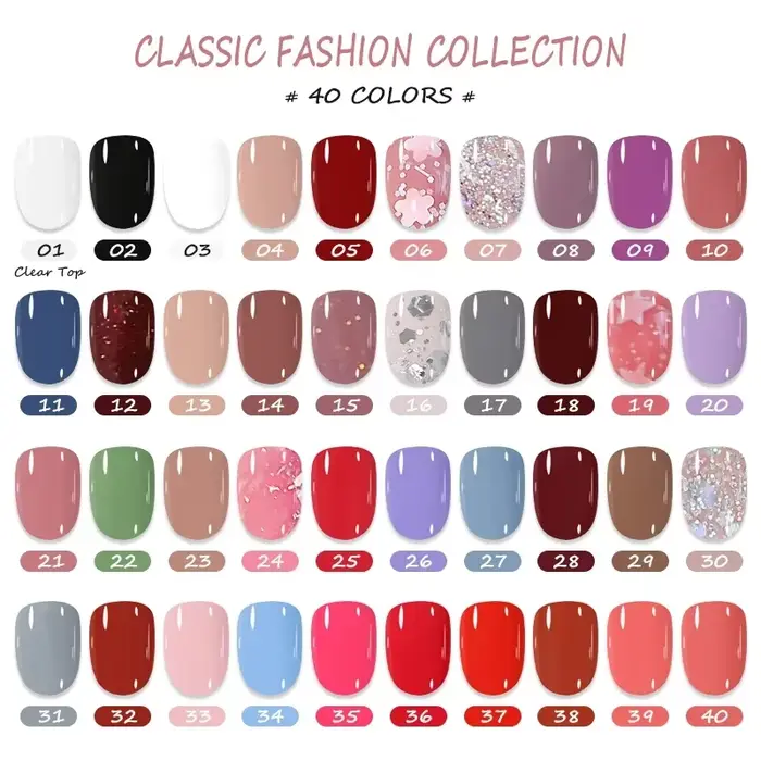KUDAN 6 pièces ensemble de vernis à ongles à base d'eau 10ml nu rouge rose Peel-Off Kit