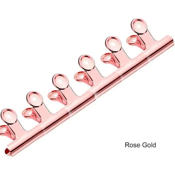 6 pinces à ongles russes en forme de C, pinces à ongles françaises, pointes en acier inoxydable, pin