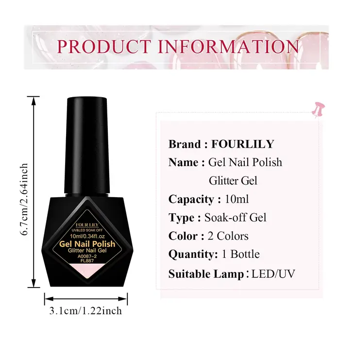 Flocons de neige 10ml, fournitures de Salon de manucure
