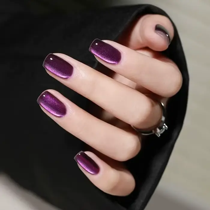 Faux ongles à tête carrée