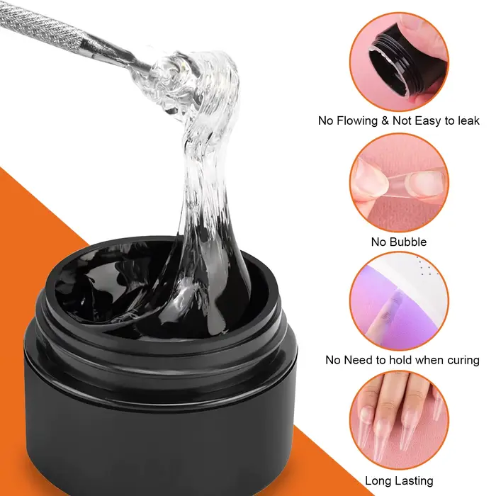3 bouteilles de colle à ongles solide
