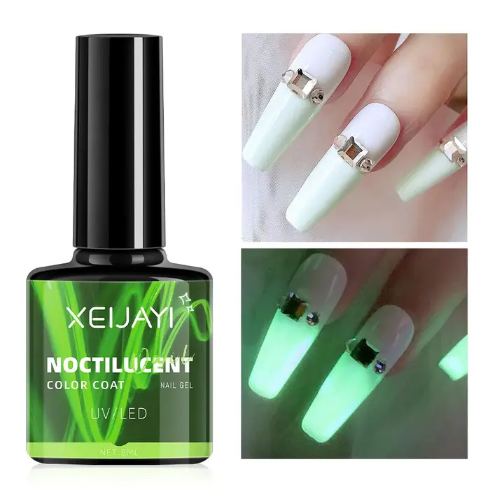 Vernis à ongles Gel Fluorescent brillant dans la nuit