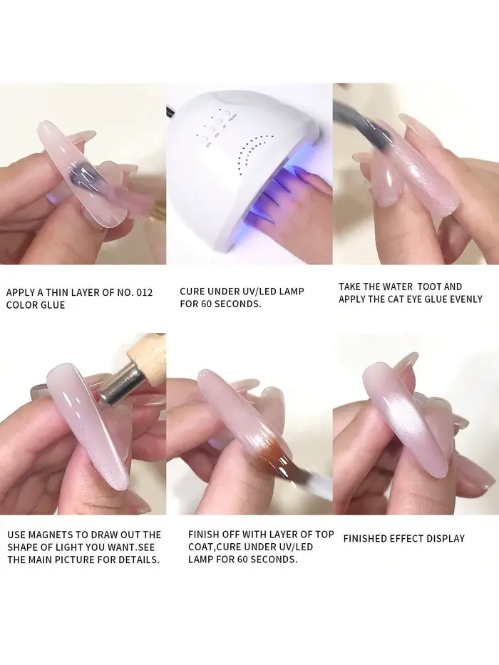 Ensemble de vernis à ongles Gel de couleur rose glace et Toot d'eau populaire de 15ml