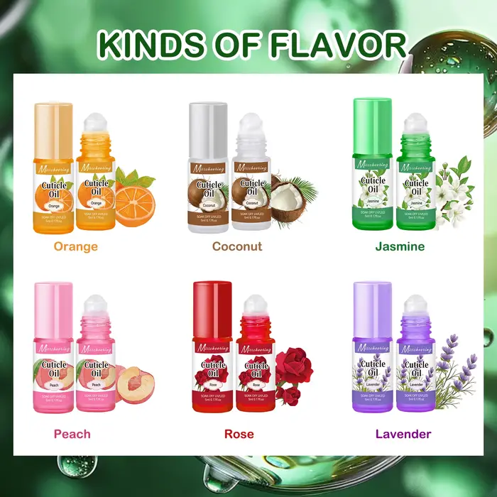 Huile nutritionnelle pour soins des ongles