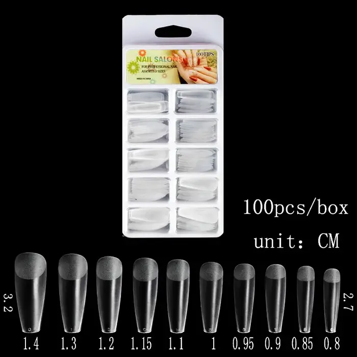 Faux ongles artificiels N64.100 pièces/boîte