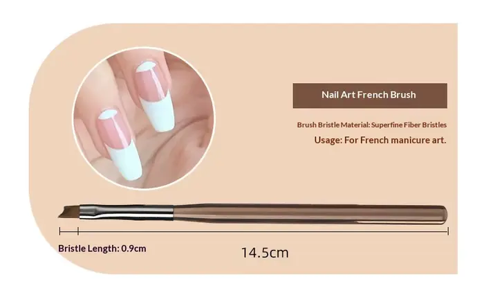 Ensemble de pinceaux pour nail art de style japonais