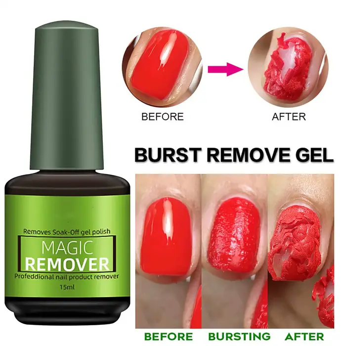 Dissolvant magique pour vernis à ongles