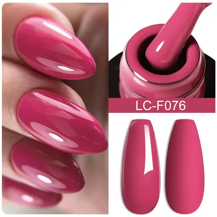 LILYCUTE 7ML paillettes Gel vernis à ongles coloré Semi Permanent tremper UV LED