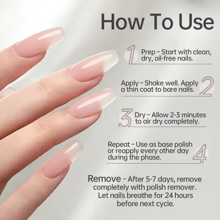 LILYCUTE 12ML Vernis à Ongles Soin