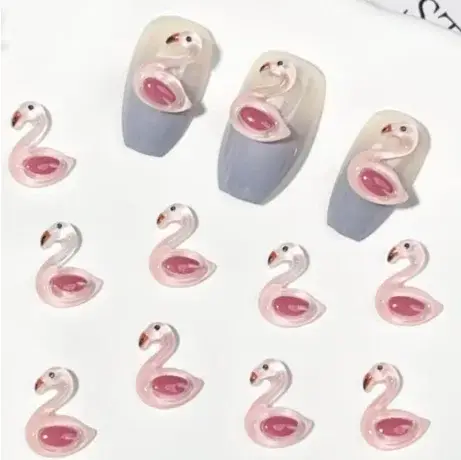 Jeu de nourriture bonbons Nail Art breloques irisé dégradé feuille d'or arc-en-ciel