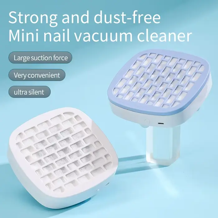 Mini ventilateur d'extraction de collecteur de poussière d'ongle pour Machine de manucure aspirateur d'ongle puissant avec enlever le filtre en papier équipement d'ongle